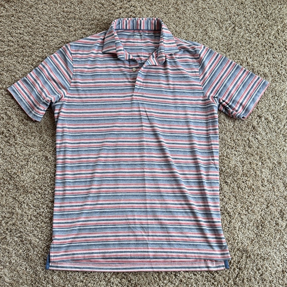 johnnie-O Multicolor Striped Polo Shirt